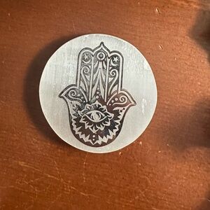 Round White Selenite Crystal